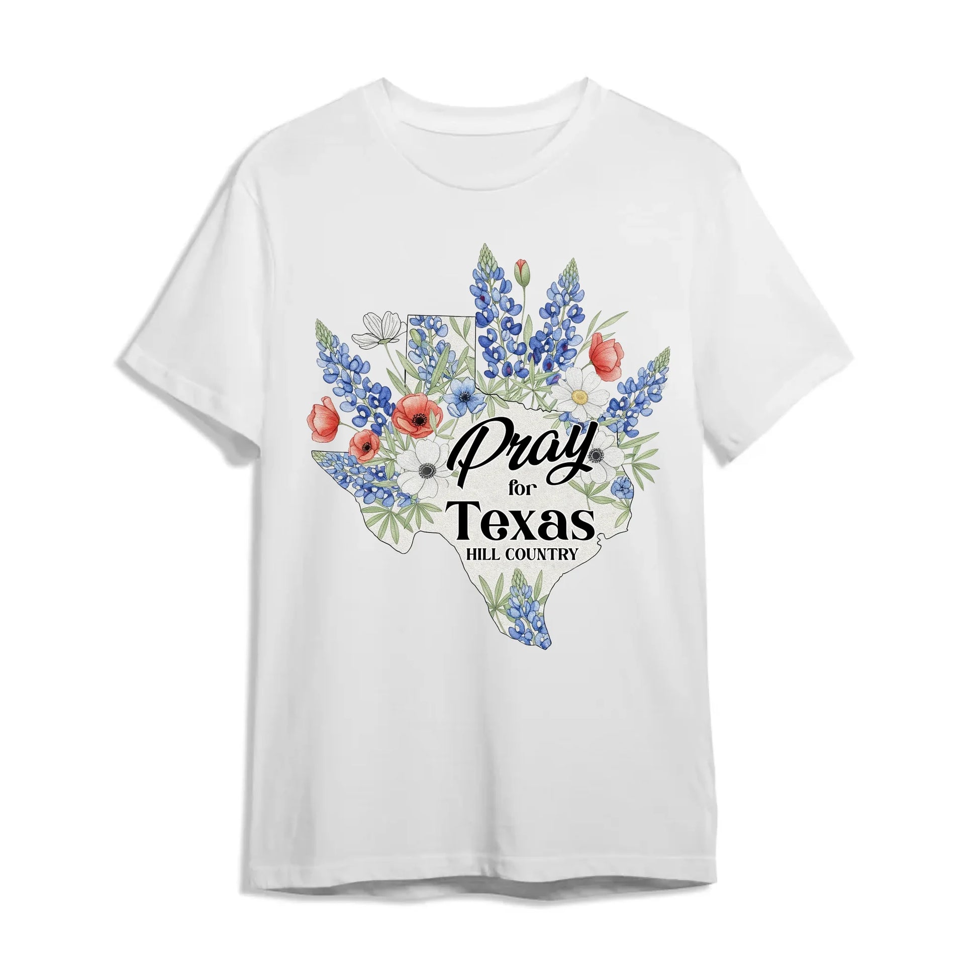 Pray For Texas Hill Country T-Shirt - Custom Choo
