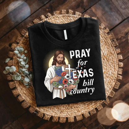 God Bless Texas Stay Safe and Strong - Pray for Texas T-Shirt - Custom Choo
