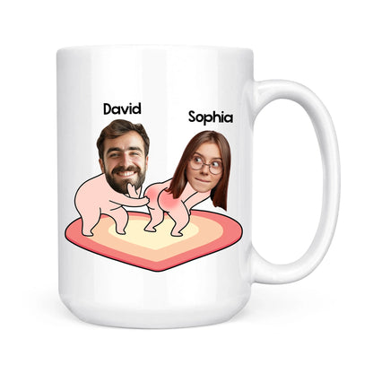 I Just Want To Touch Your Butt - Personalized Mug, Custom Choo