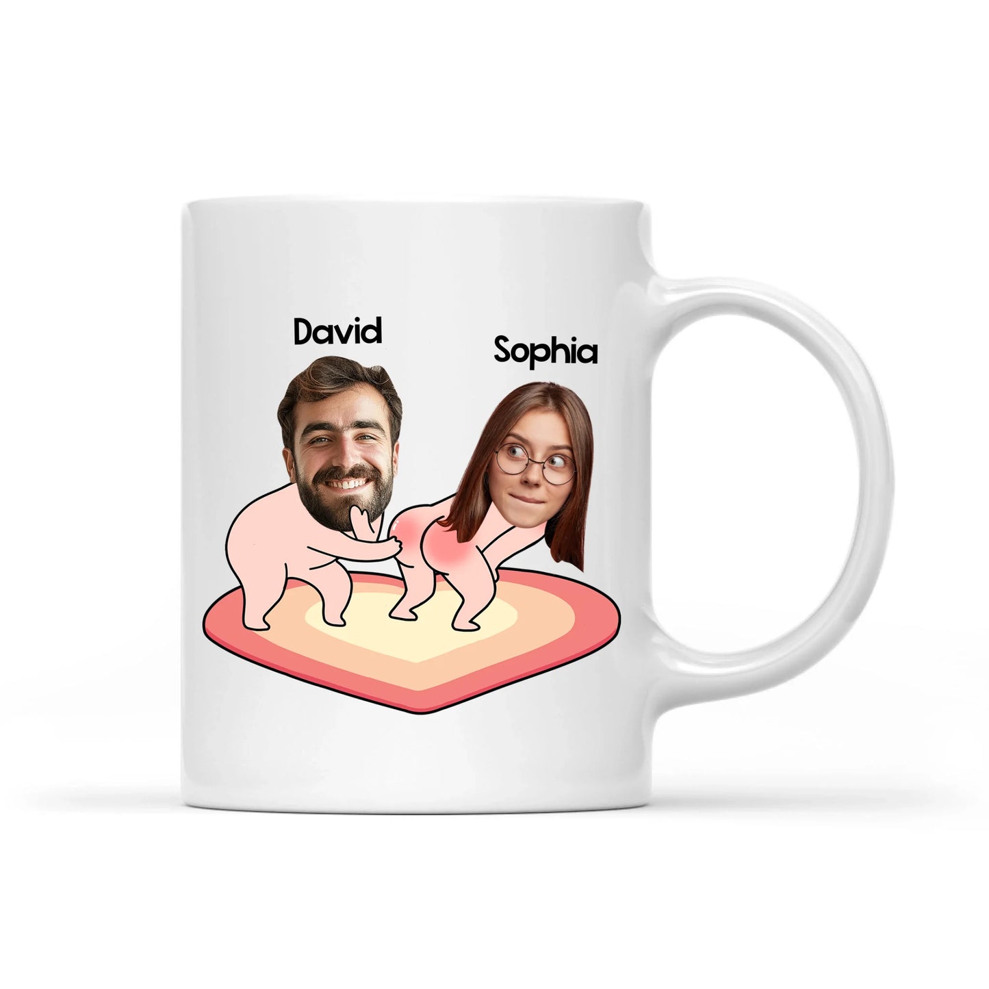 I Just Want To Touch Your Butt - Personalized Mug, Custom Choo