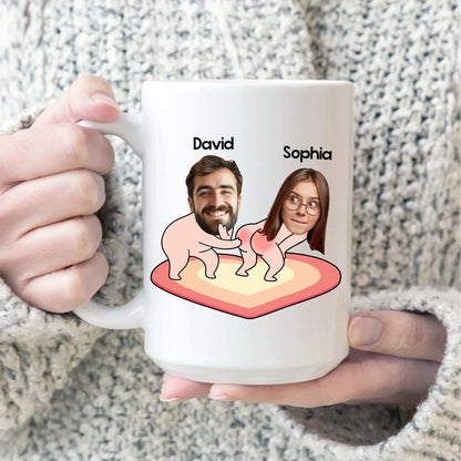I Just Want To Touch Your Butt - Personalized Mug, Custom Choo