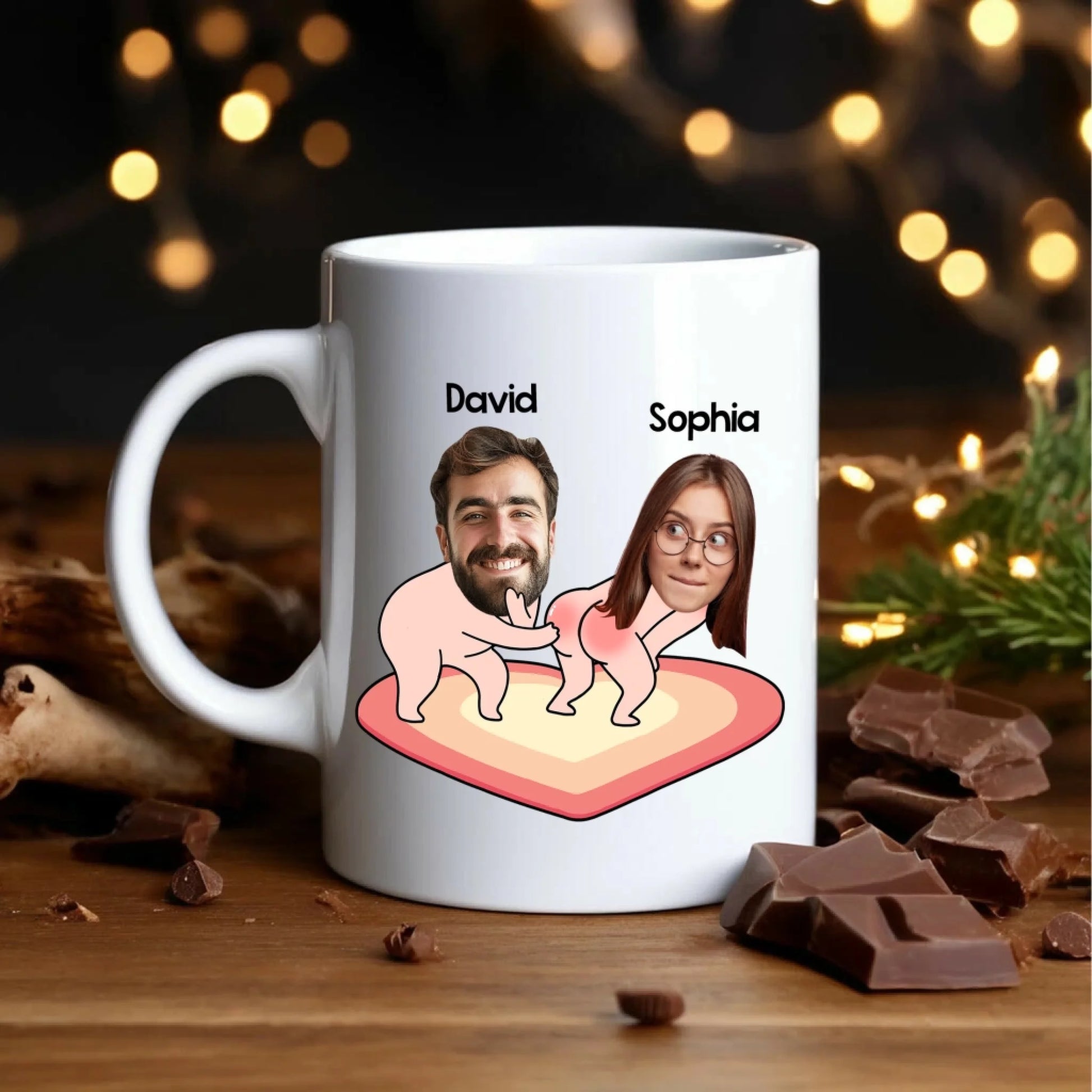 I Just Want To Touch Your Butt - Personalized Mug, Custom Choo