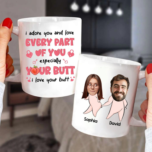 I Drore You And Love Every Part Of You - Personalized Mug, Custom Choo