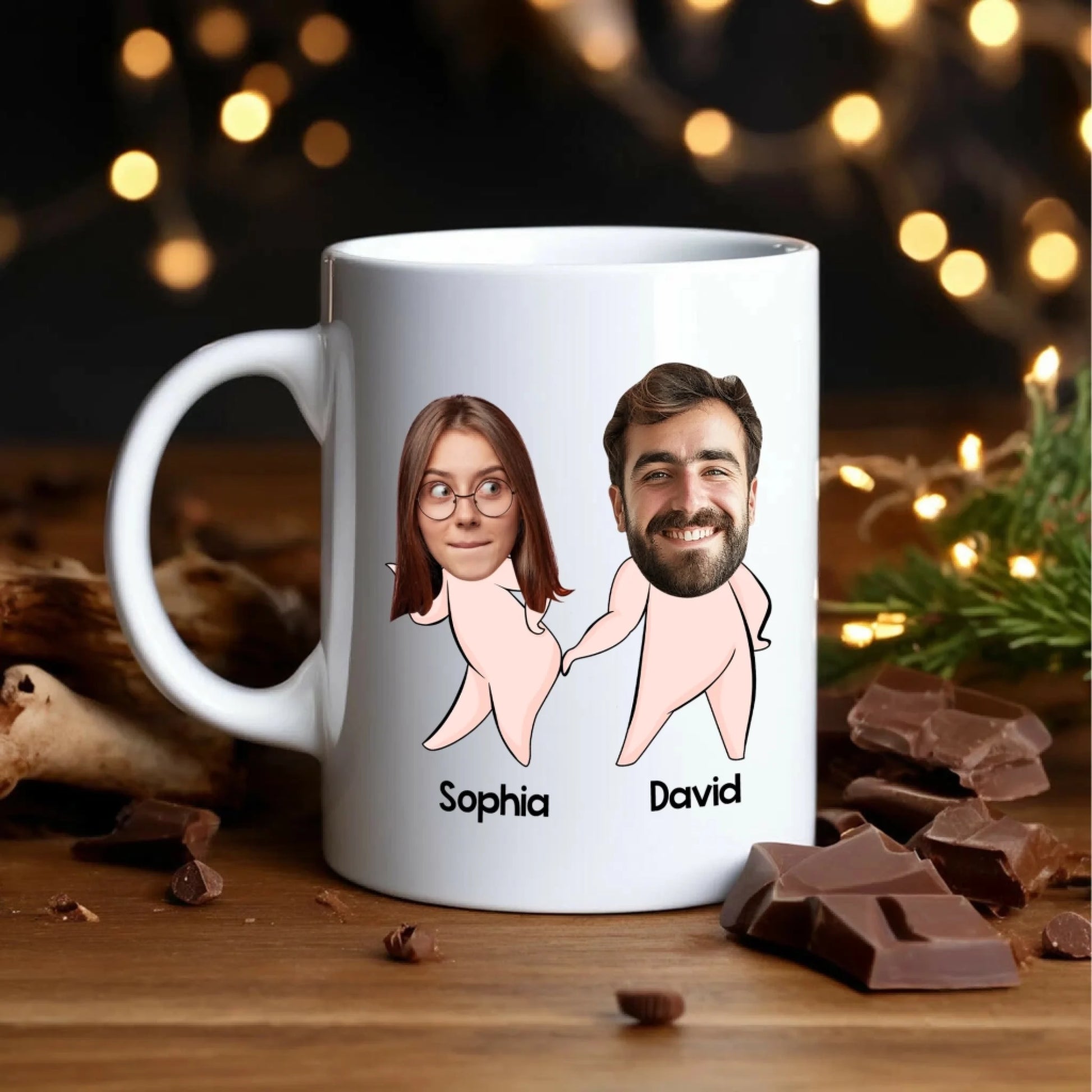 I Drore You And Love Every Part Of You - Personalized Mug, Custom Choo