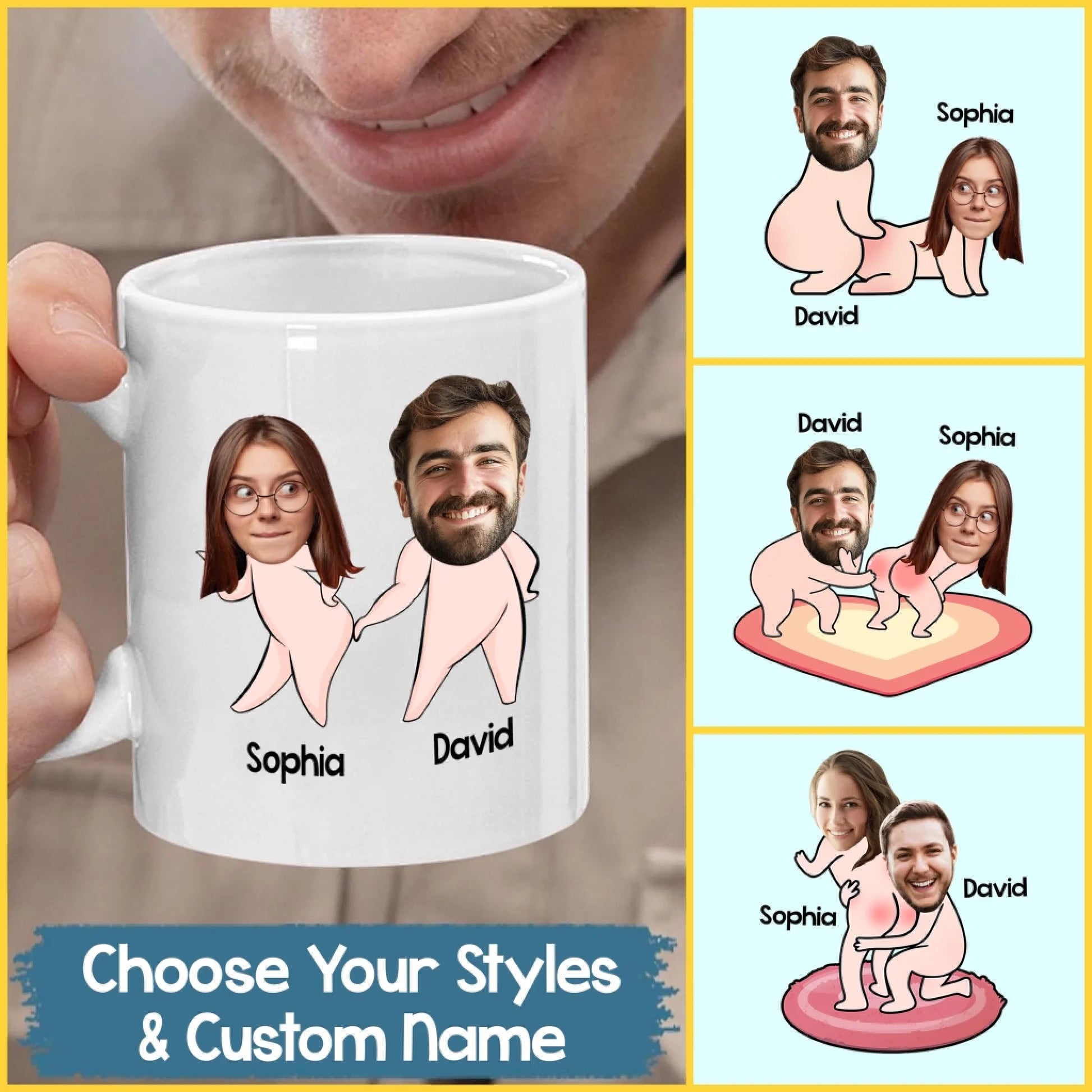 I Drore You And Love Every Part Of You - Personalized Mug, Custom Choo
