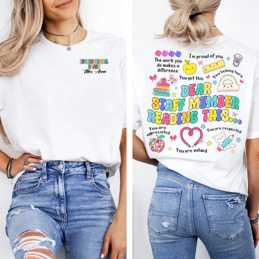 Instructional Coach T-Shirt - Personalized Teacher's Name, Custom Choo