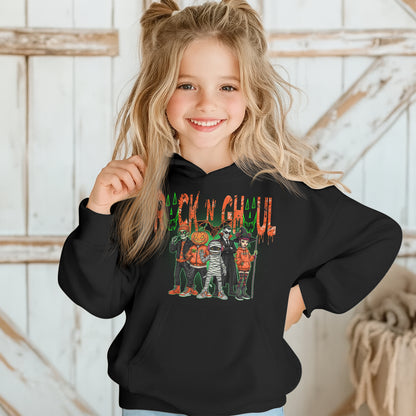Rock 'N' Ghoul Tee - Rock Band Halloween Youth Hoodie Kid