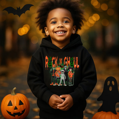 Rock 'N' Ghoul Tee - Rock Band Halloween Youth Hoodie Kid