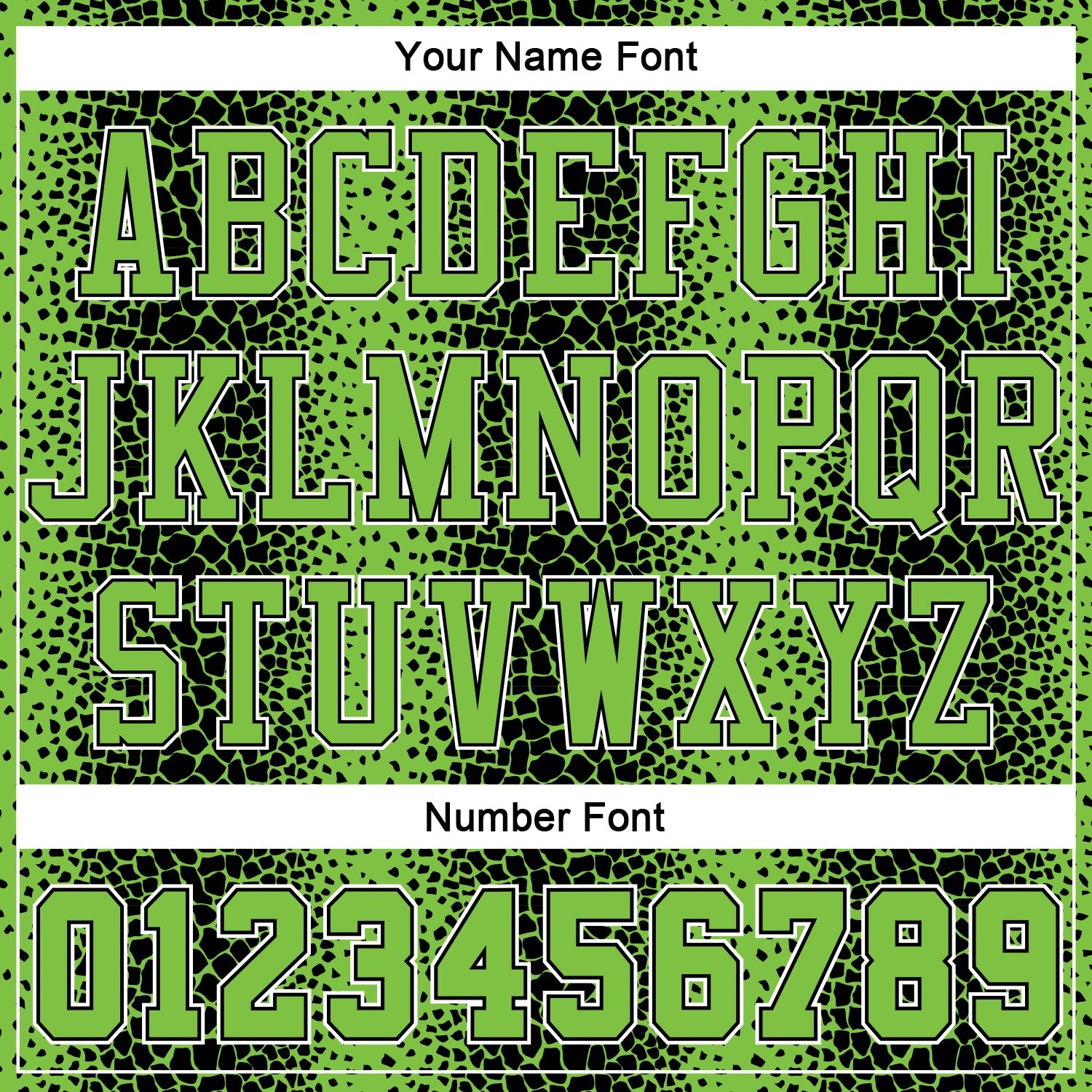 Custom Black Neon Green-White Animal Fur Print Round Neck Sublimation Basketball Uniform Jersey