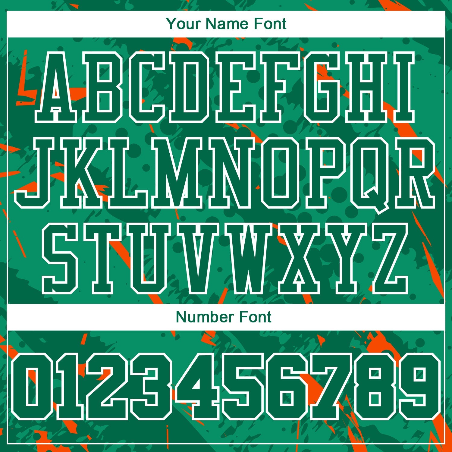 Custom Green Orange-White Bright Lines Round Neck Sublimation Basketball Uniform Jersey
