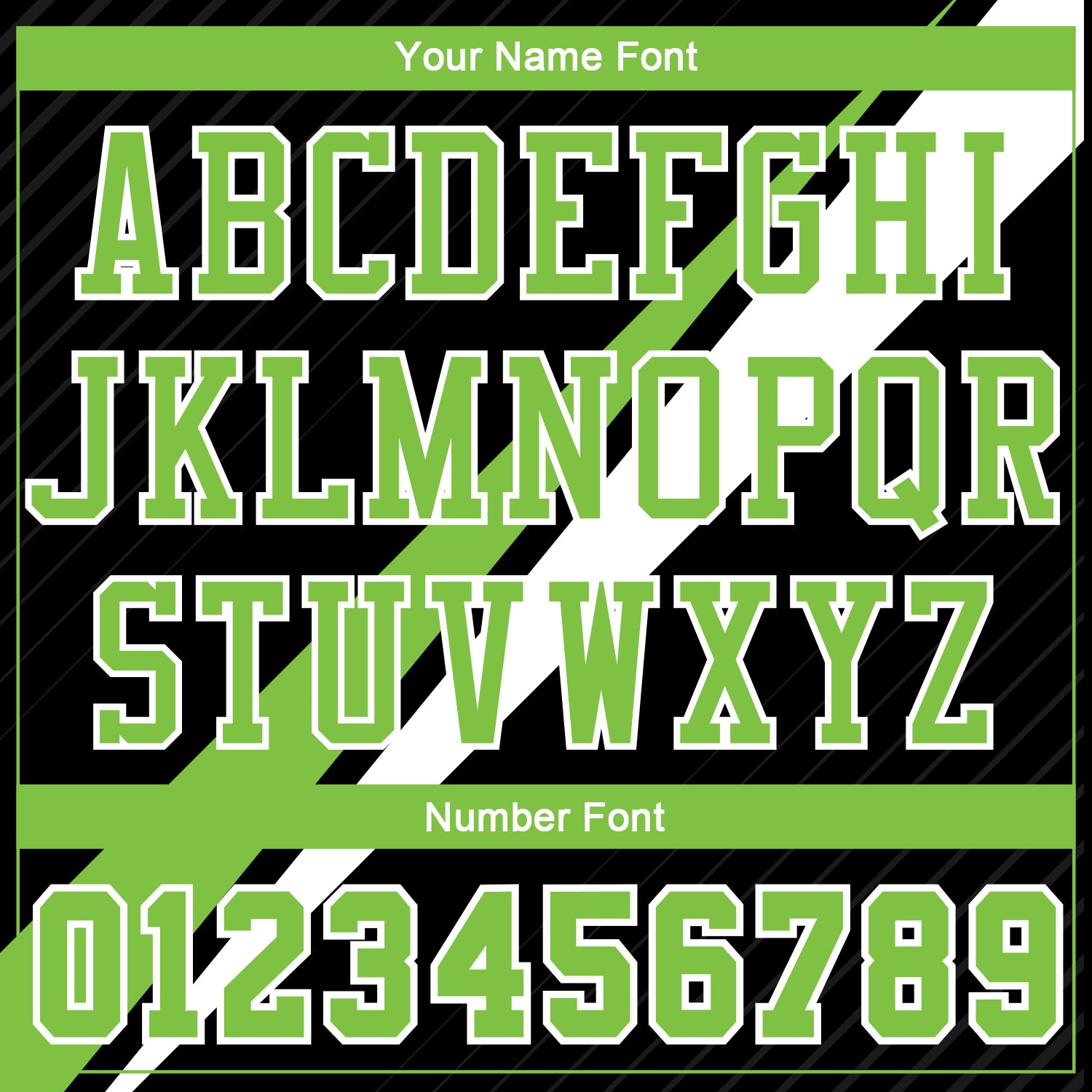 Custom Black Neon Green-White Diagonal Lines Round Neck Sublimation Basketball Uniform Jersey
