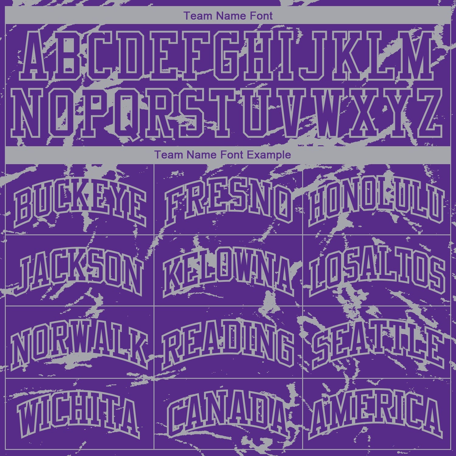 Custom Purple Light Gray Abstract Grunge Art Round Neck Sublimation Basketball Uniform Jersey