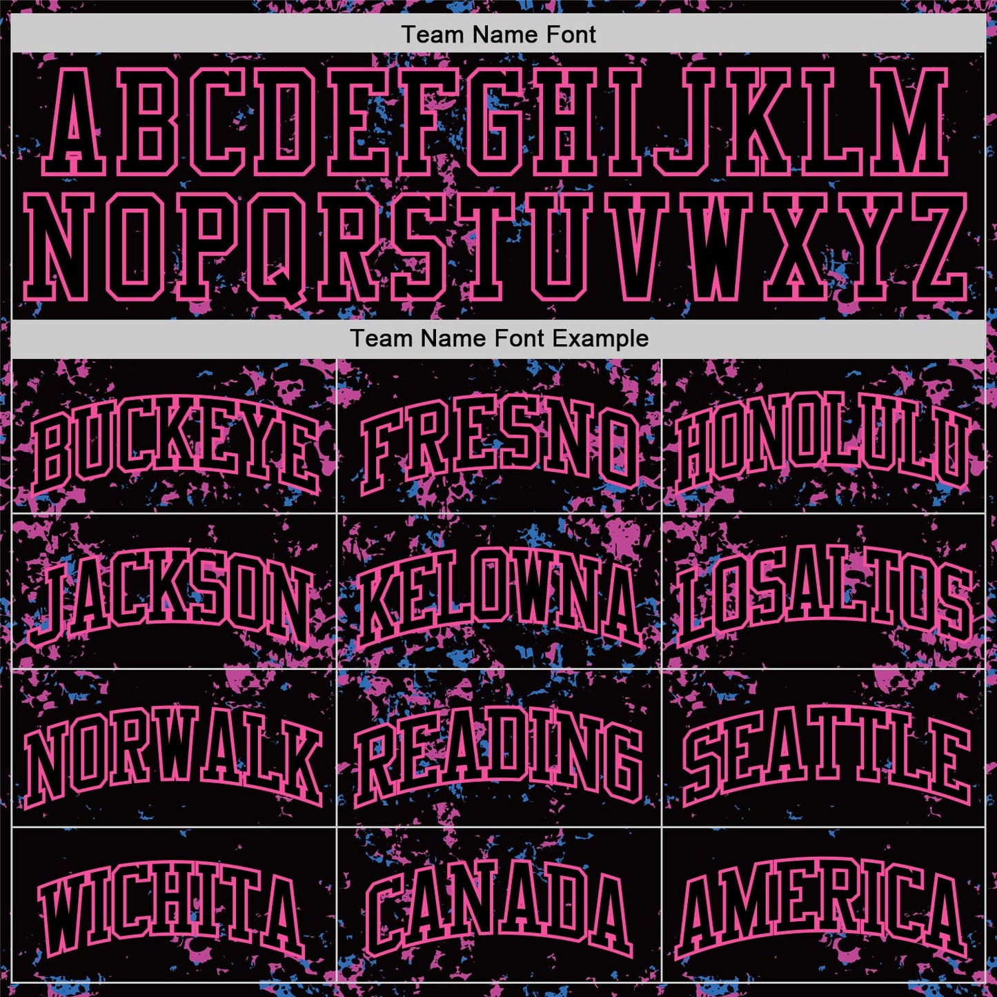 Custom Black Pink Fragment Art Round Neck Sublimation Basketball Set Jersey