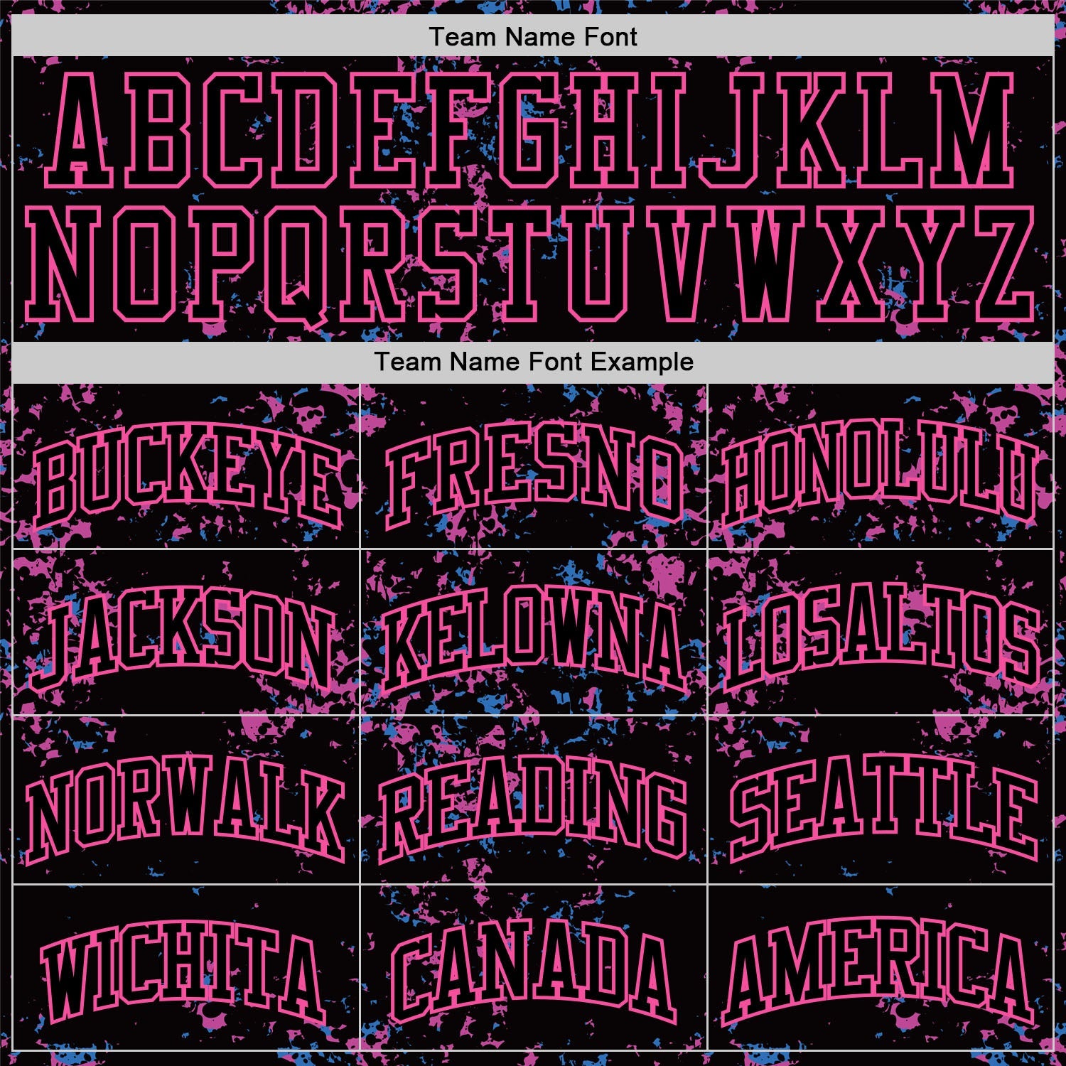 Custom Black Pink Fragment Art Round Neck Sublimation Basketball Set Jersey