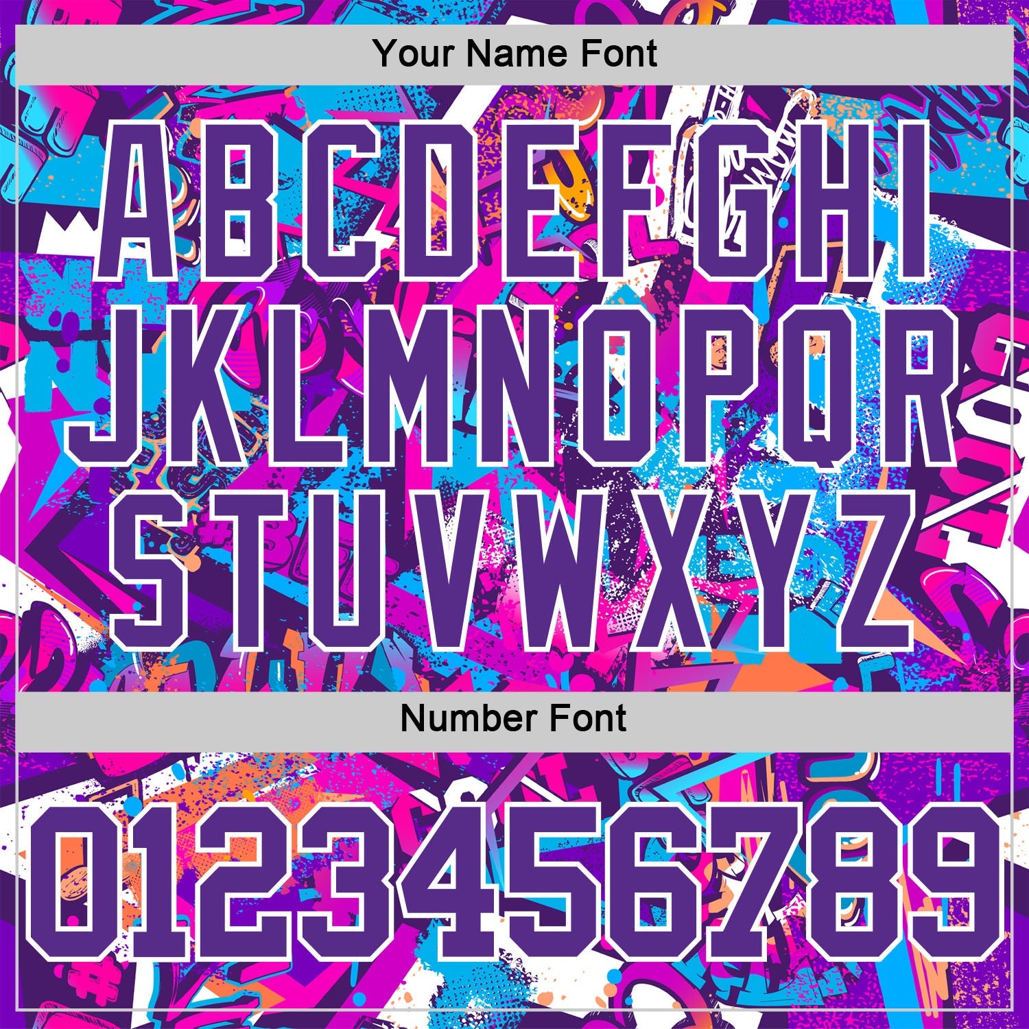 Custom Graffiti Pattern Purple-White Splash Round Neck Sublimation Basketball Set Jersey