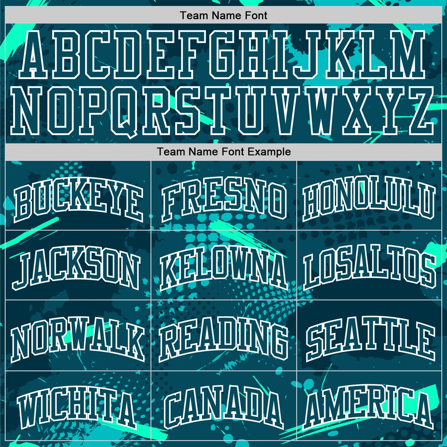 Custom Green Aqua-White Splash Round Neck Sublimation Basketball Set Jersey