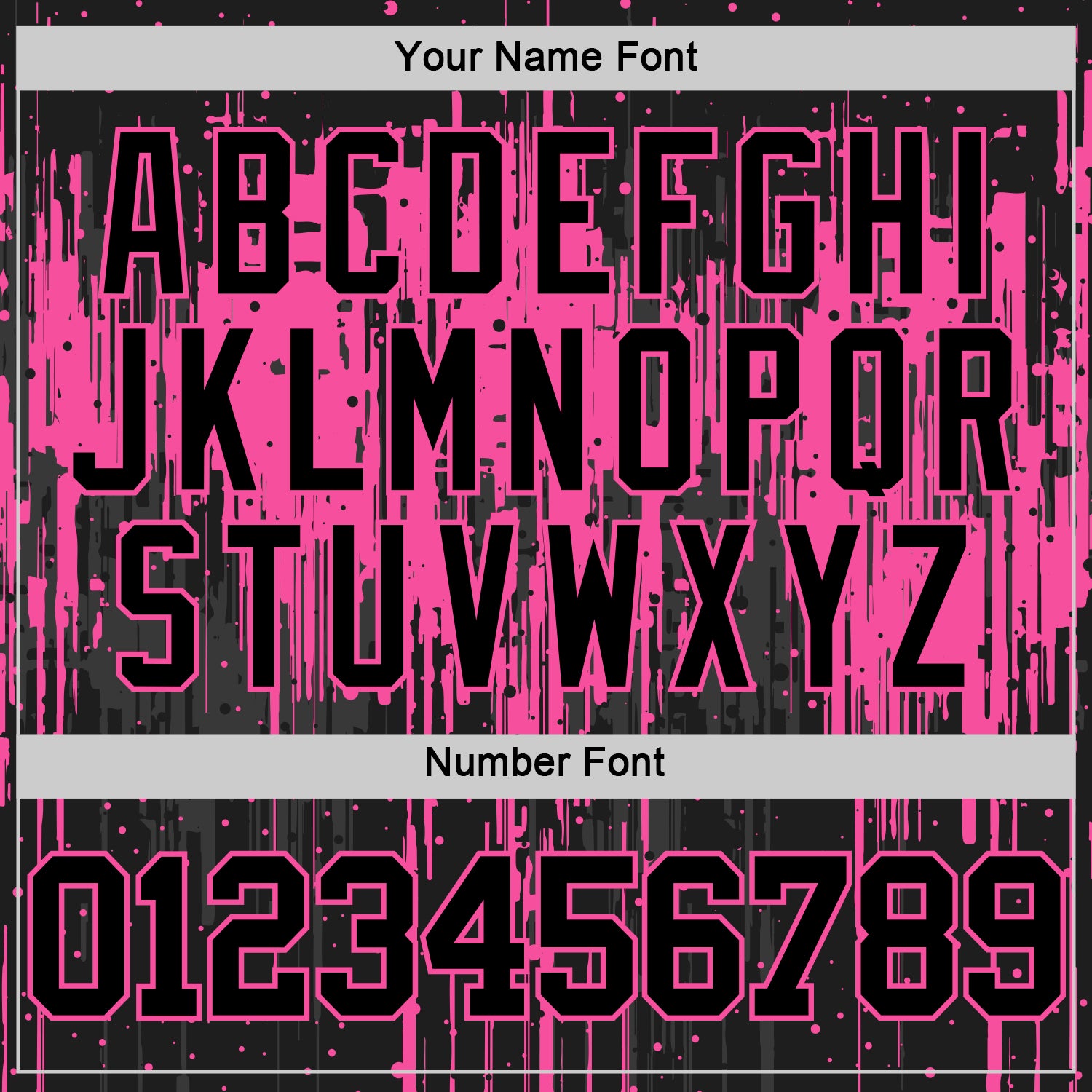 Custom Black Pink Dripping Splatter Art Round Neck Sublimation Basketball Set Jersey