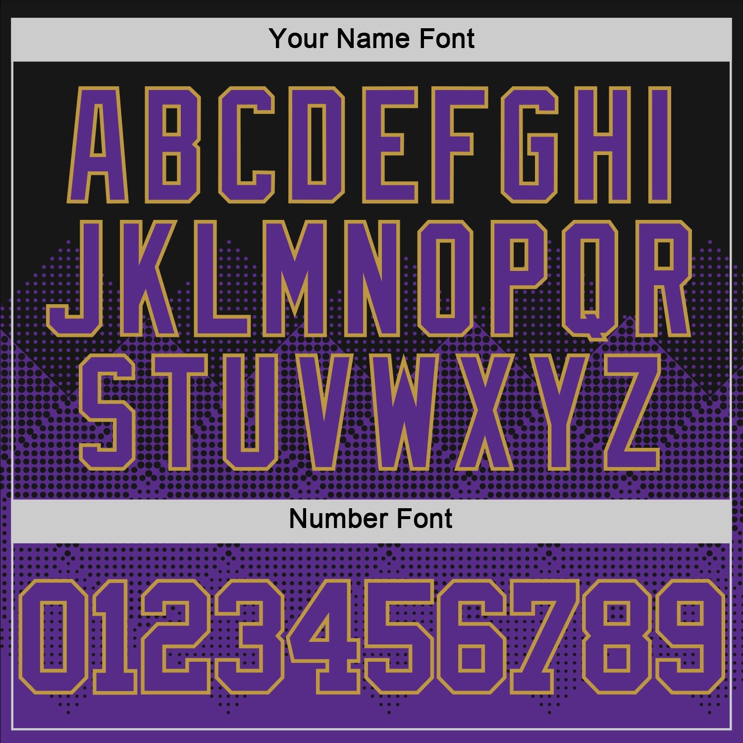 Custom Black Purple-Old Gold Fade Fashion Round Neck Sublimation Basketball Set Jersey