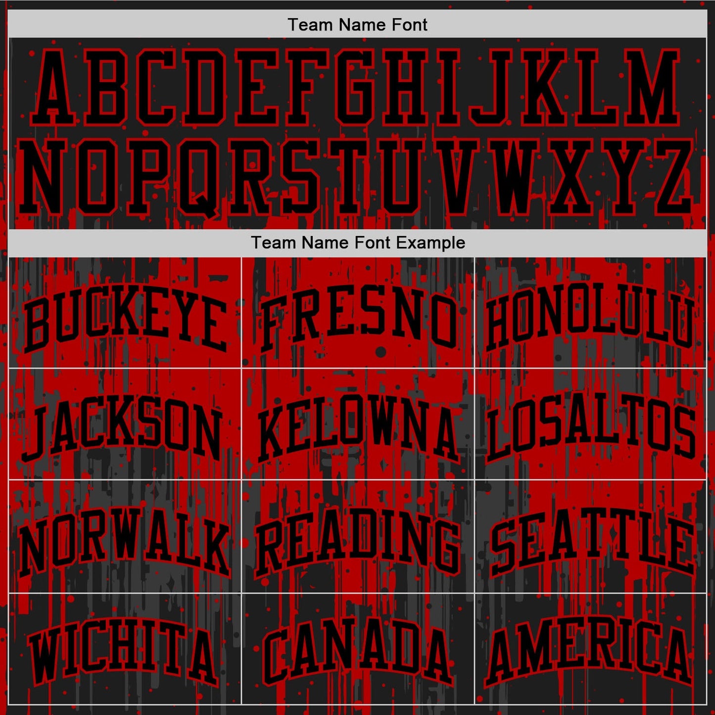 Custom Black Red Dripping Splatter Art Round Neck Sublimation Basketball Set Jersey