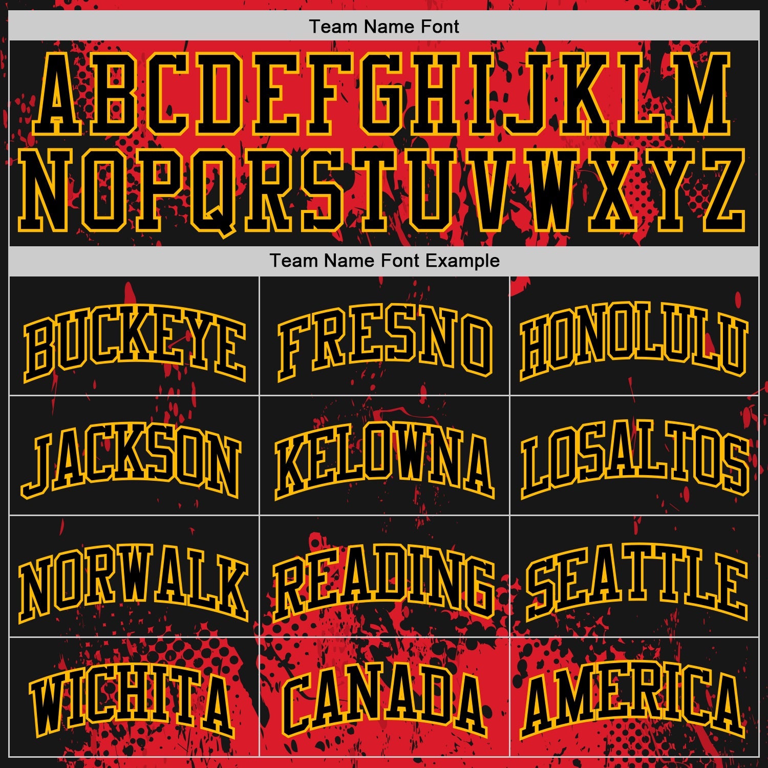 Custom Black Red-Gold Abstract Splatter Grunge Art Round Neck Sublimation Basketball Set Jersey