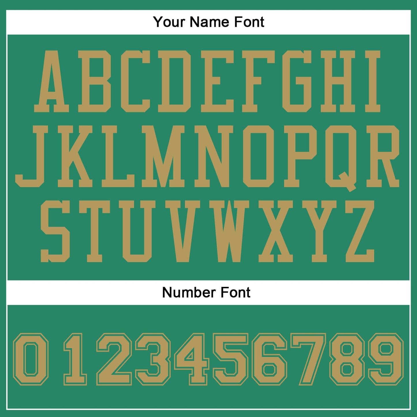 Custom Kelly Green Old Gold Round Neck Basketball Uniform Jersey