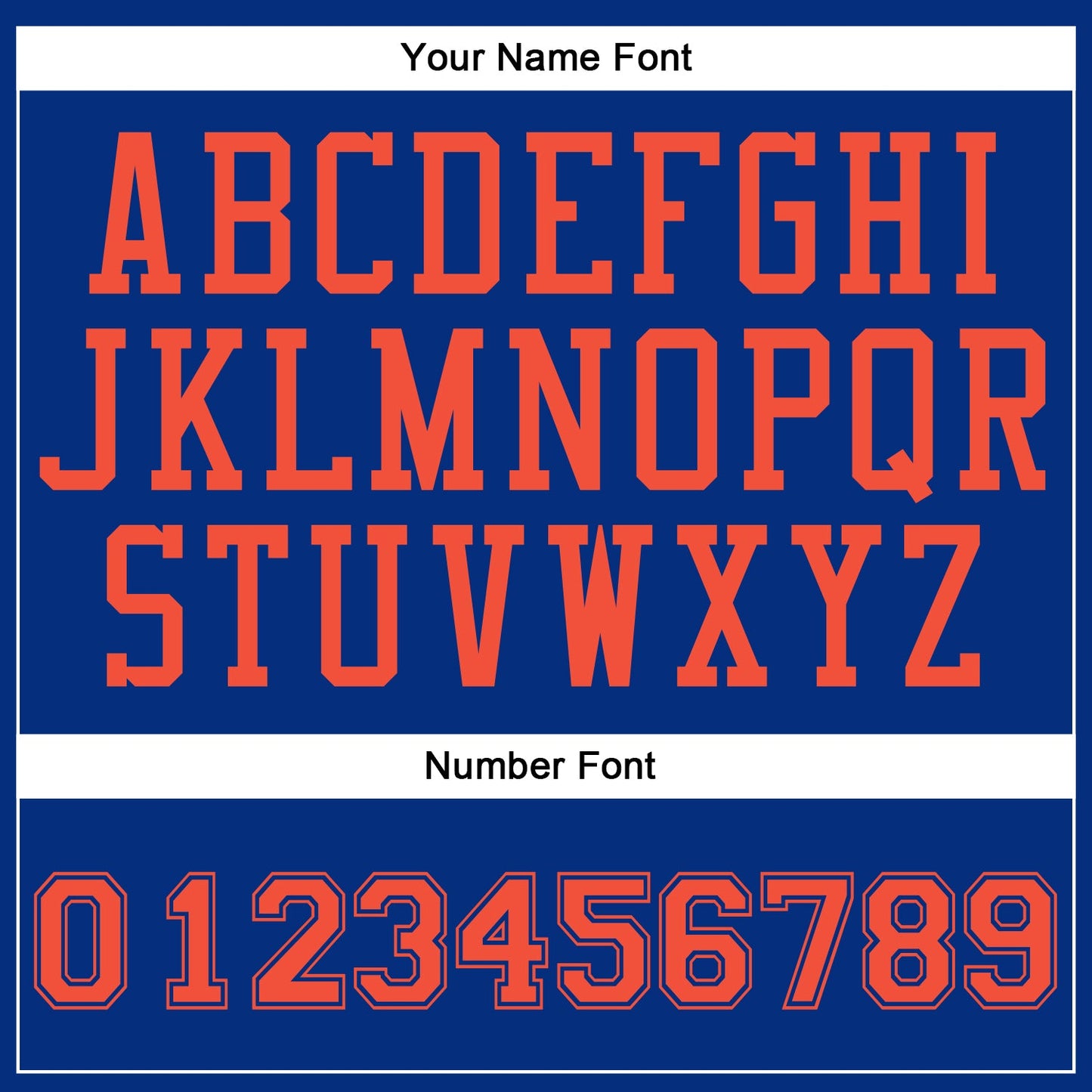 Custom Royal Orange Round Neck Basketball Uniform Jersey