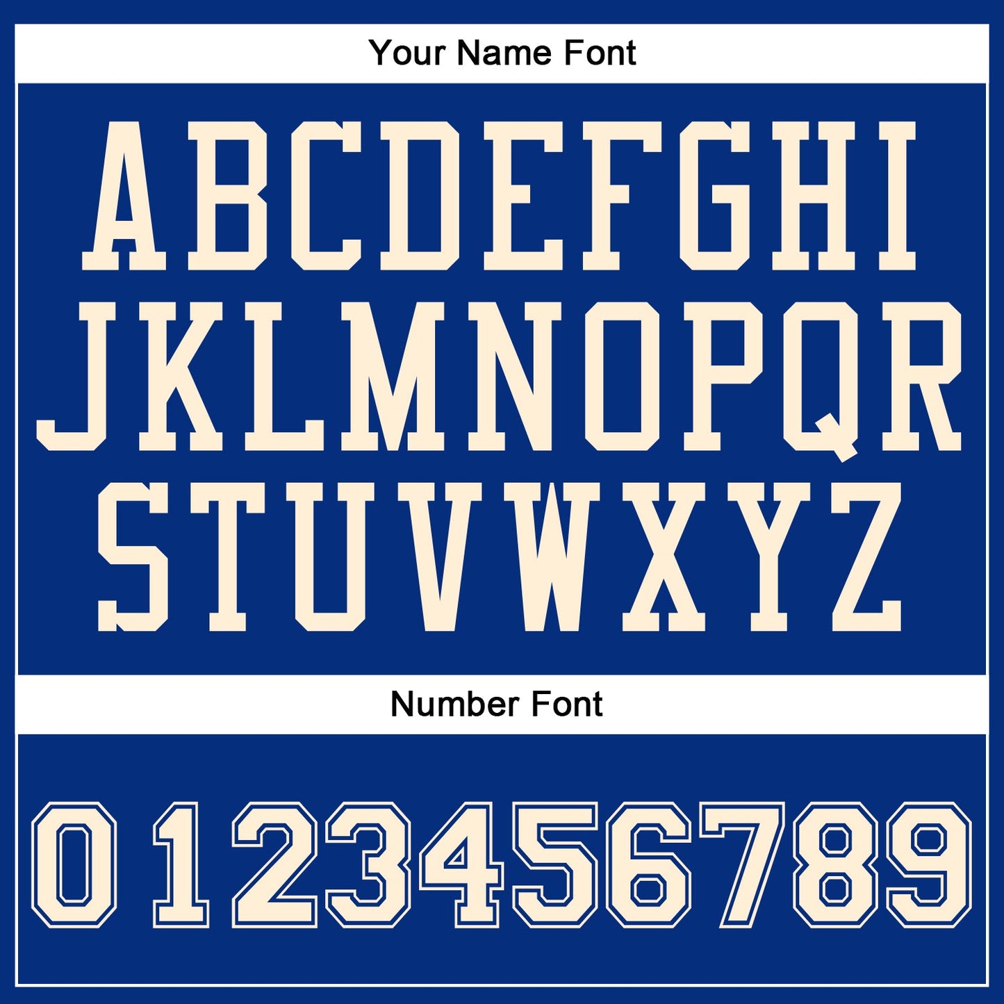 Custom Royal Cream Round Neck Basketball Uniform Jersey