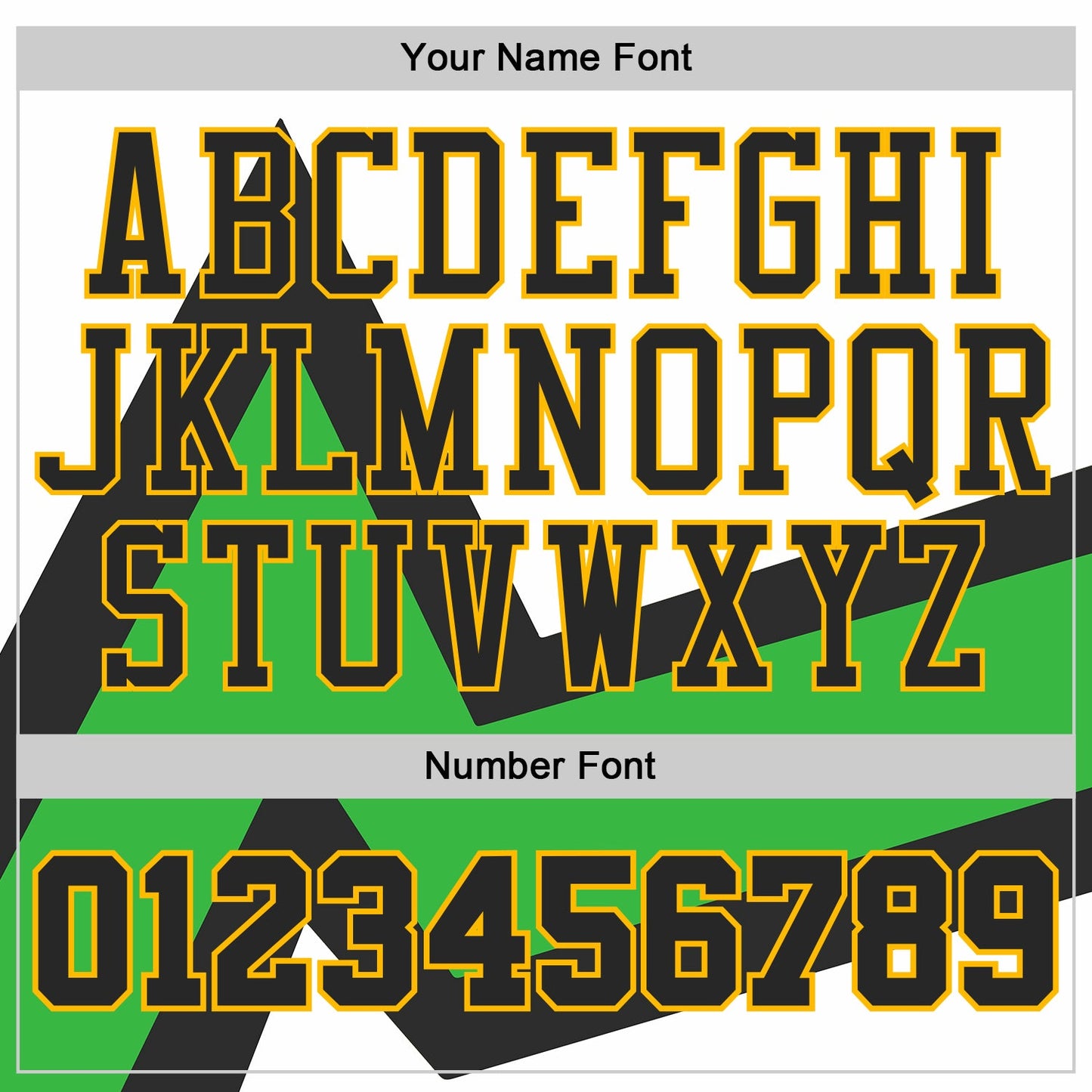 Custom White Black Green-Gold Triangle Geometric Stripe Round Neck Sublimation Basketball Uniform Jersey