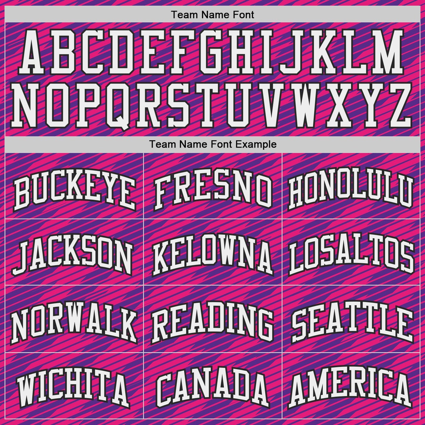Custom Purple White Hot Pink Black-Gold Geometric Stripe Round Neck Sublimation Basketball Uniform Jersey