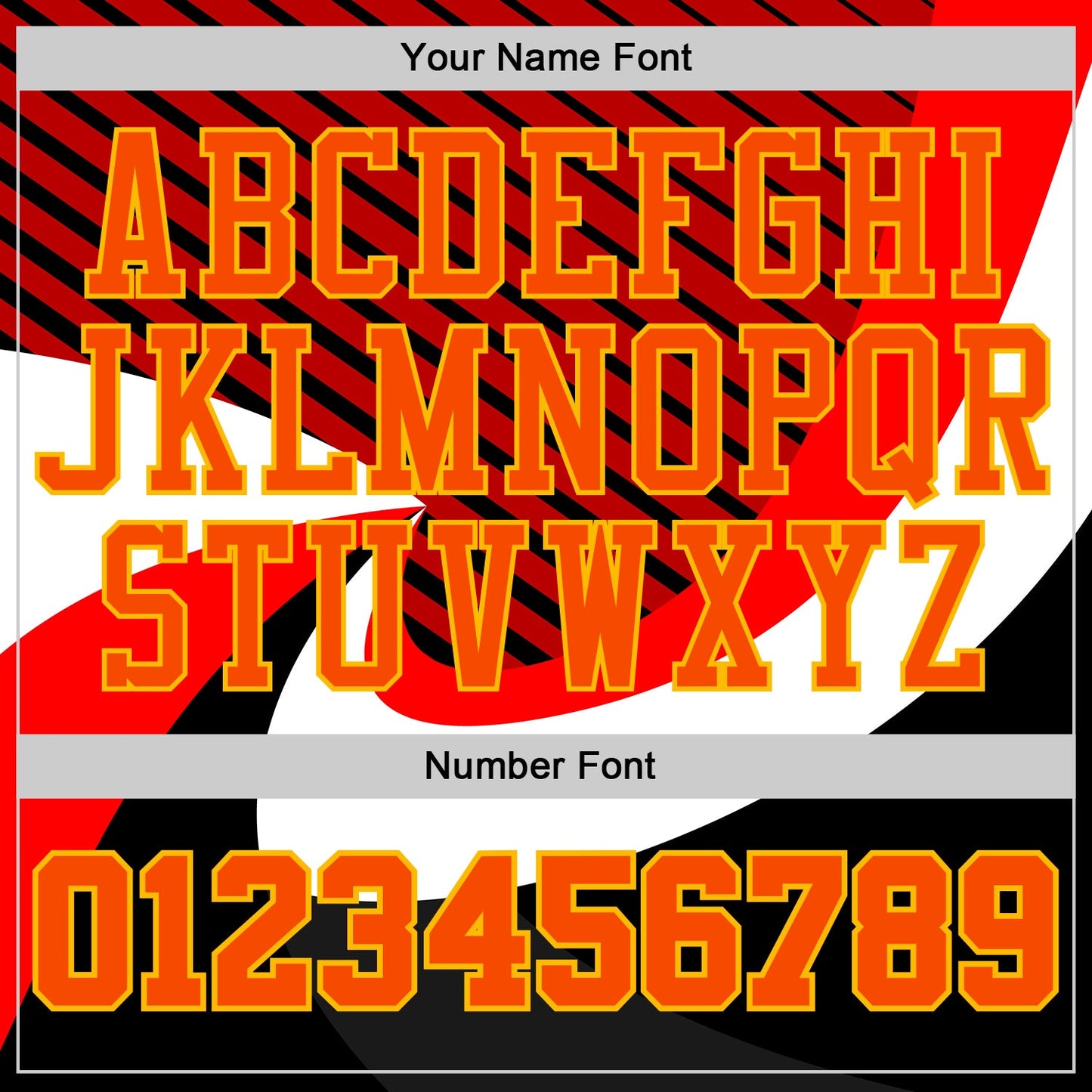 Custom Red Orange Black Gold-Navy Wave Stripe Round Neck Sublimation Basketball Uniform Jersey