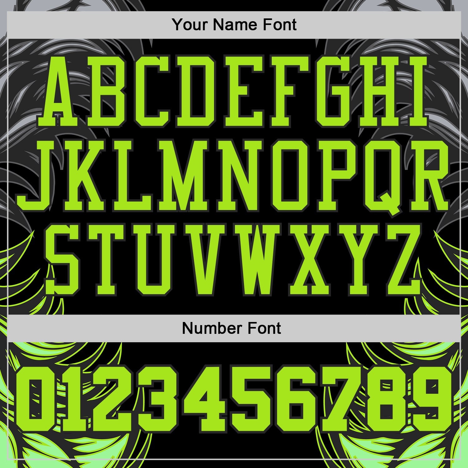 Custom Black Neon Green-Gray Feather Wing Boho Style Round Neck Sublimation Basketball Uniform Jersey
