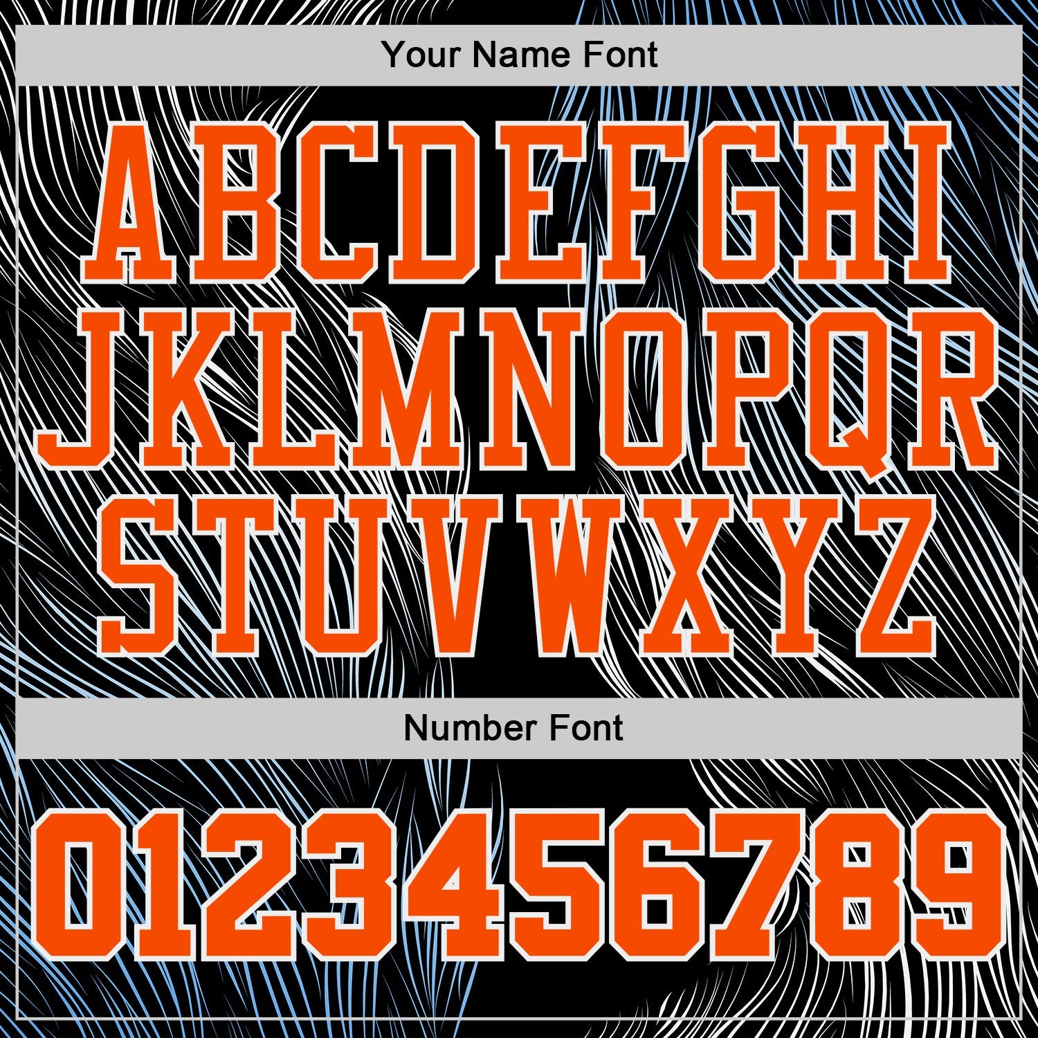 Custom Black Orange-White Abstract Feather Boho Style Round Neck Sublimation Basketball Uniform Jersey