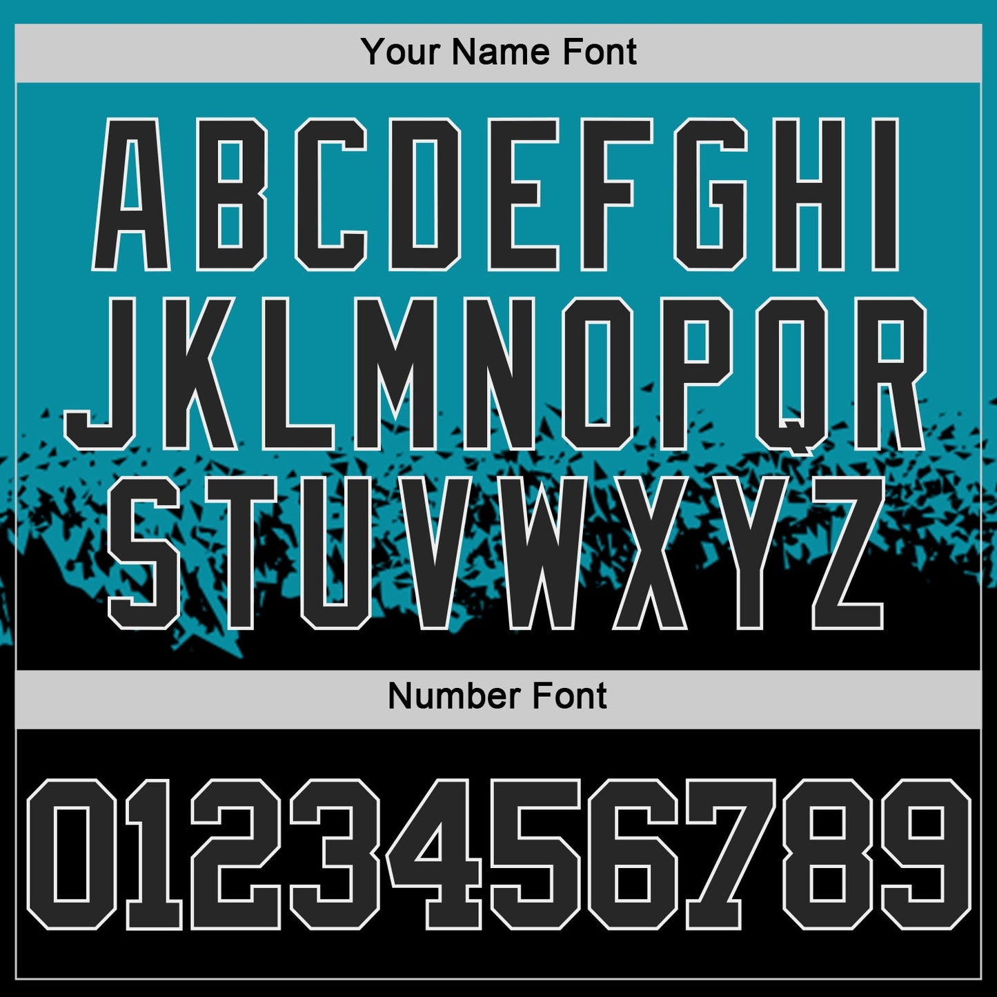 Custom Teal Black-White Shattered Geometric Side Panel Stripe Round Neck Sublimation Basketball Set Jersey