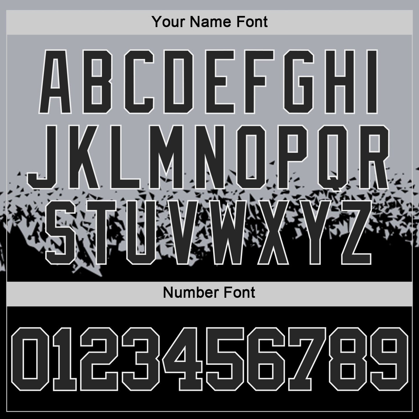 Custom Gray Black-White Shattered Geometric Side Panel Stripe Round Neck Sublimation Basketball Set Jersey