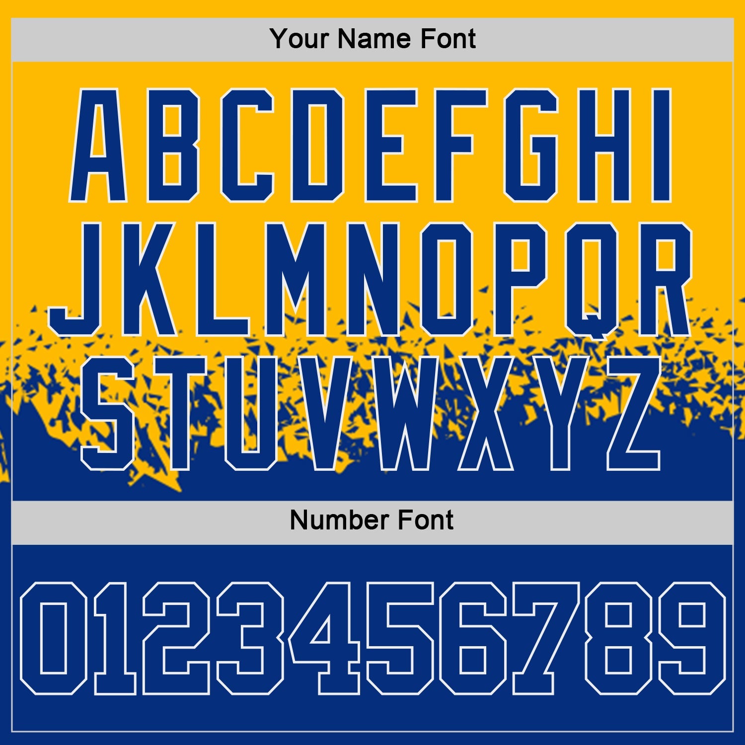Custom Gold Royal-White Shattered Geometric Side Panel Stripe Round Neck Sublimation Basketball Set Jersey