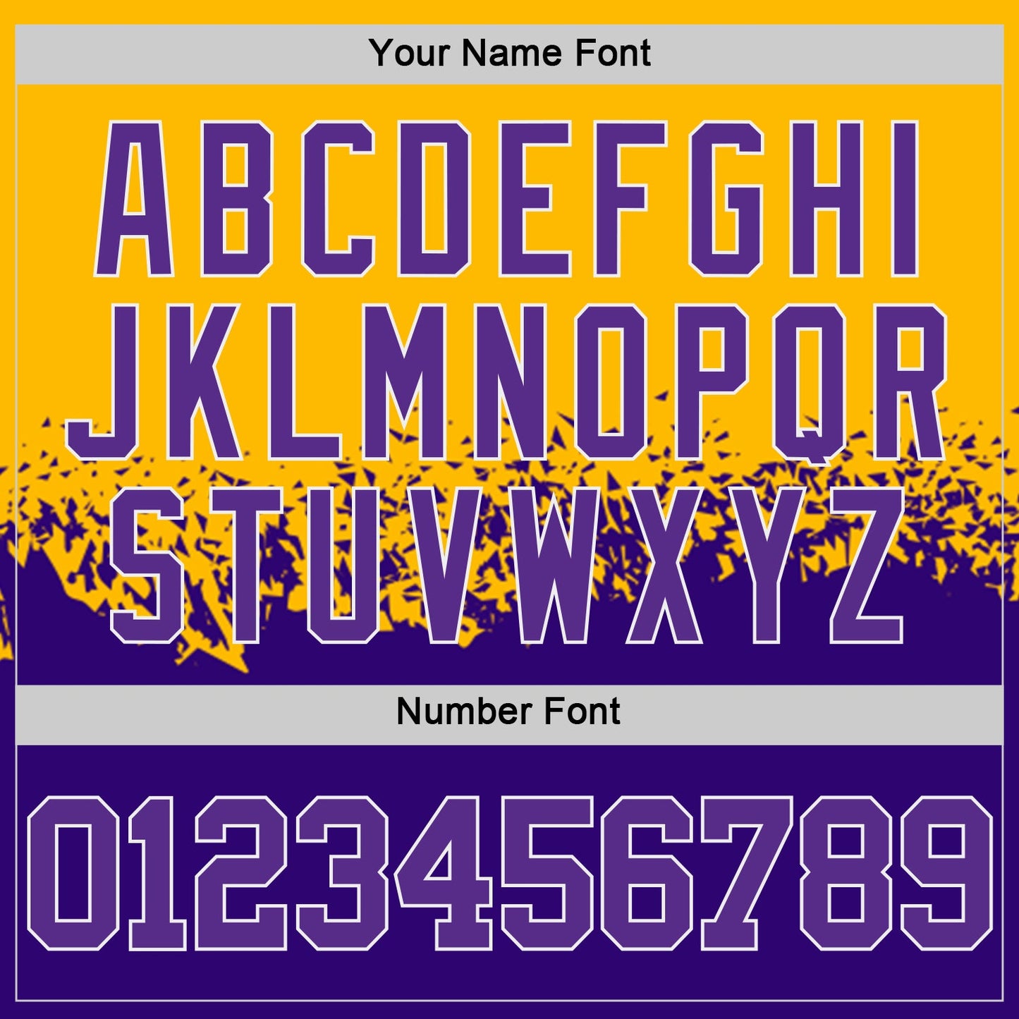 Custom Gold Purple-White Shattered Geometric Side Panel Stripe Round Neck Sublimation Basketball Set Jersey