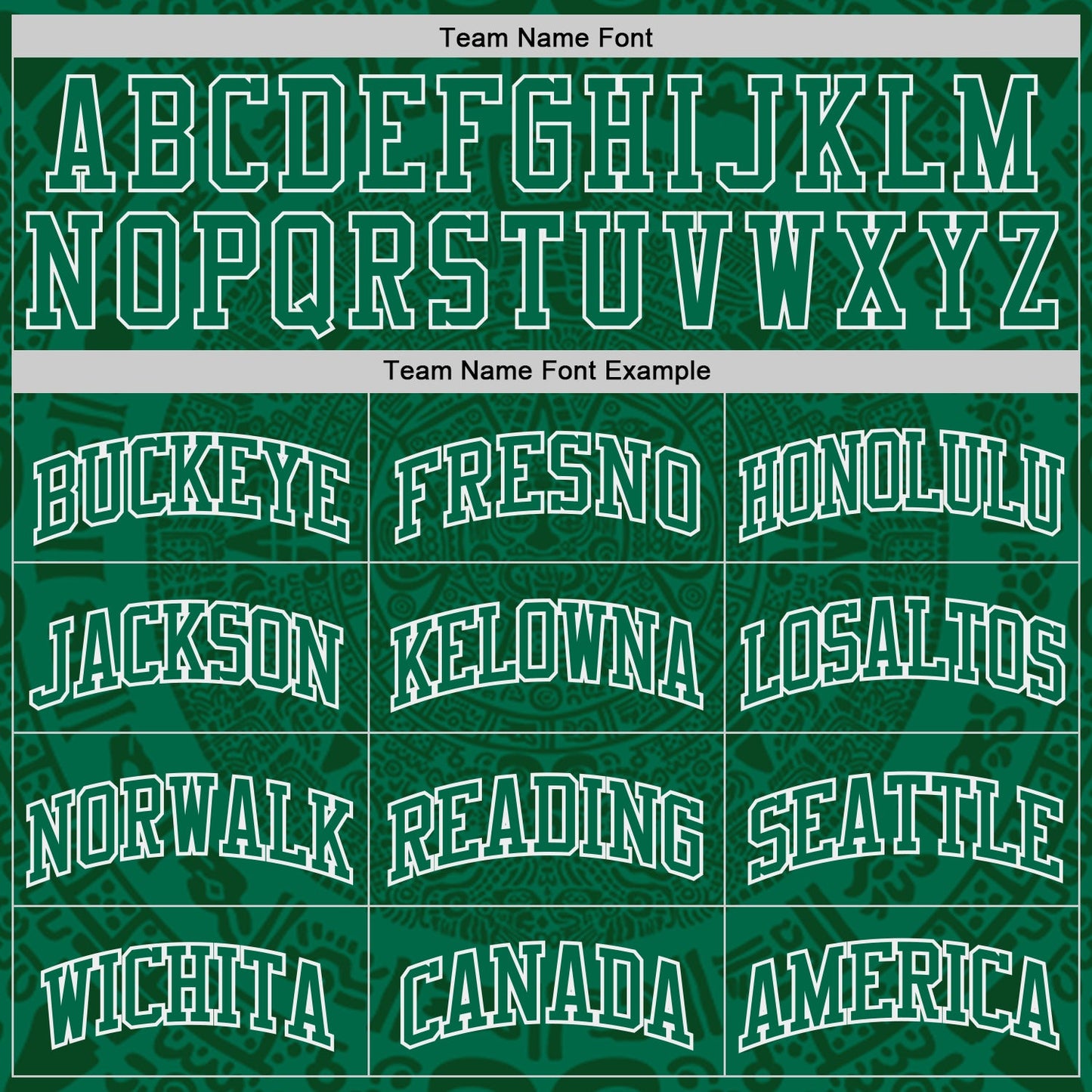 Custom Kelly Green-White Tribal Ethnic Aztec Sun Stone Side Panel Stripe Round Neck Sublimation Basketball Set Jersey