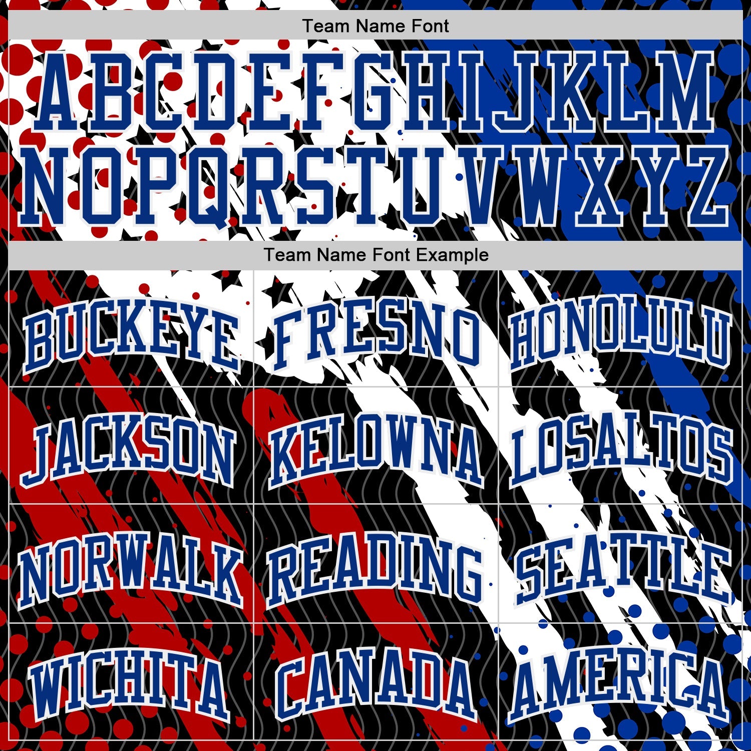Custom Black Royal White-Red American Flag Patriotic Round Neck Sublimation Basketball Uniform Jersey