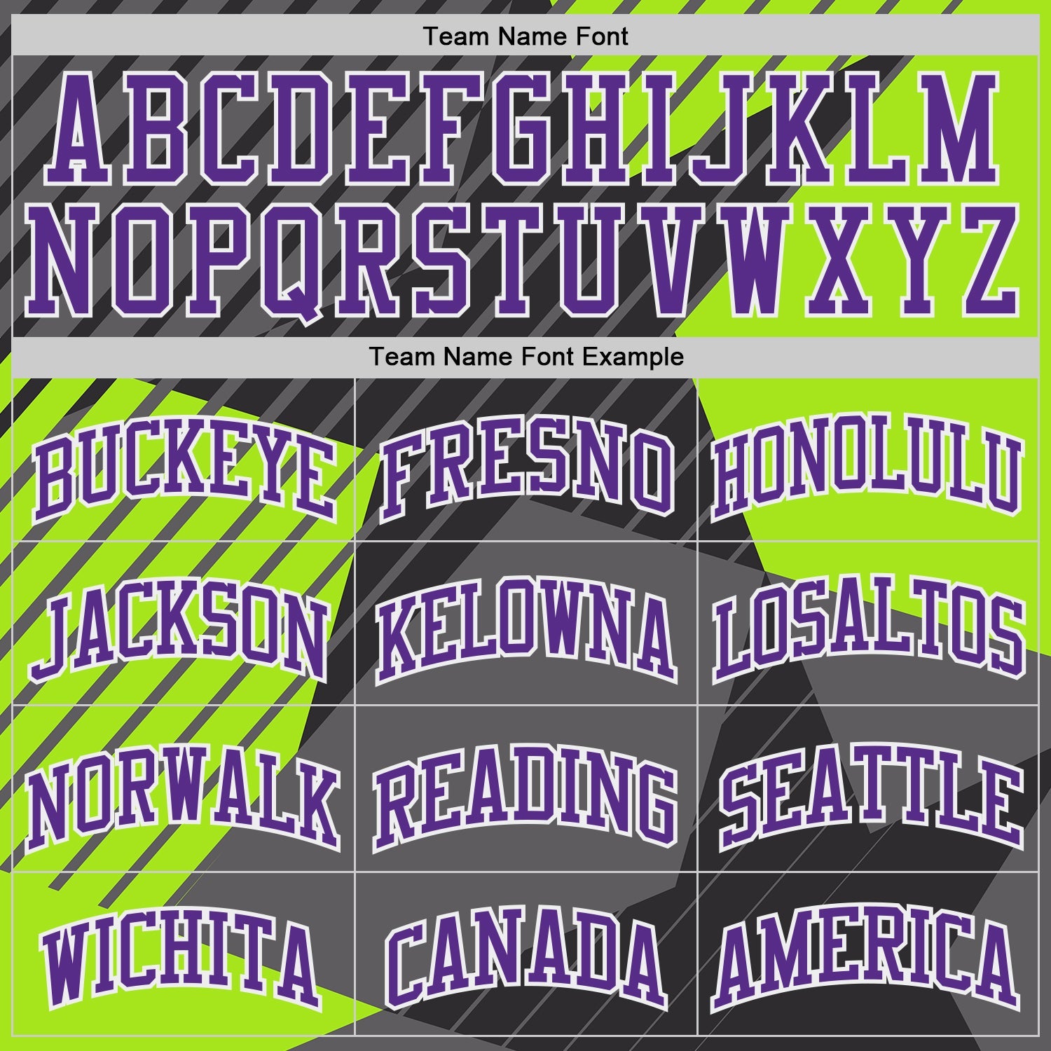 Custom Black Purple White-Neon Green Stripe Star Color Block Round Neck Sublimation Basketball Uniform Jersey