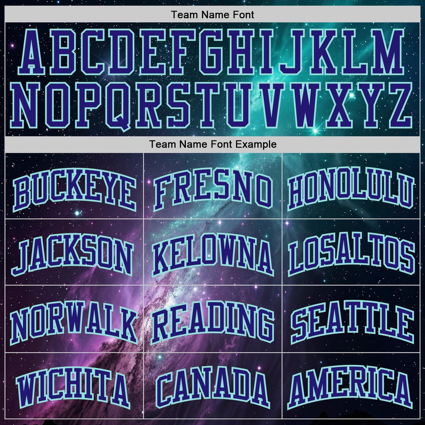 Custom Blue Dark Purple-Ice Blue Nebula Starry Aurora Galaxy Space Round Neck Sublimation Basketball Uniform Jersey