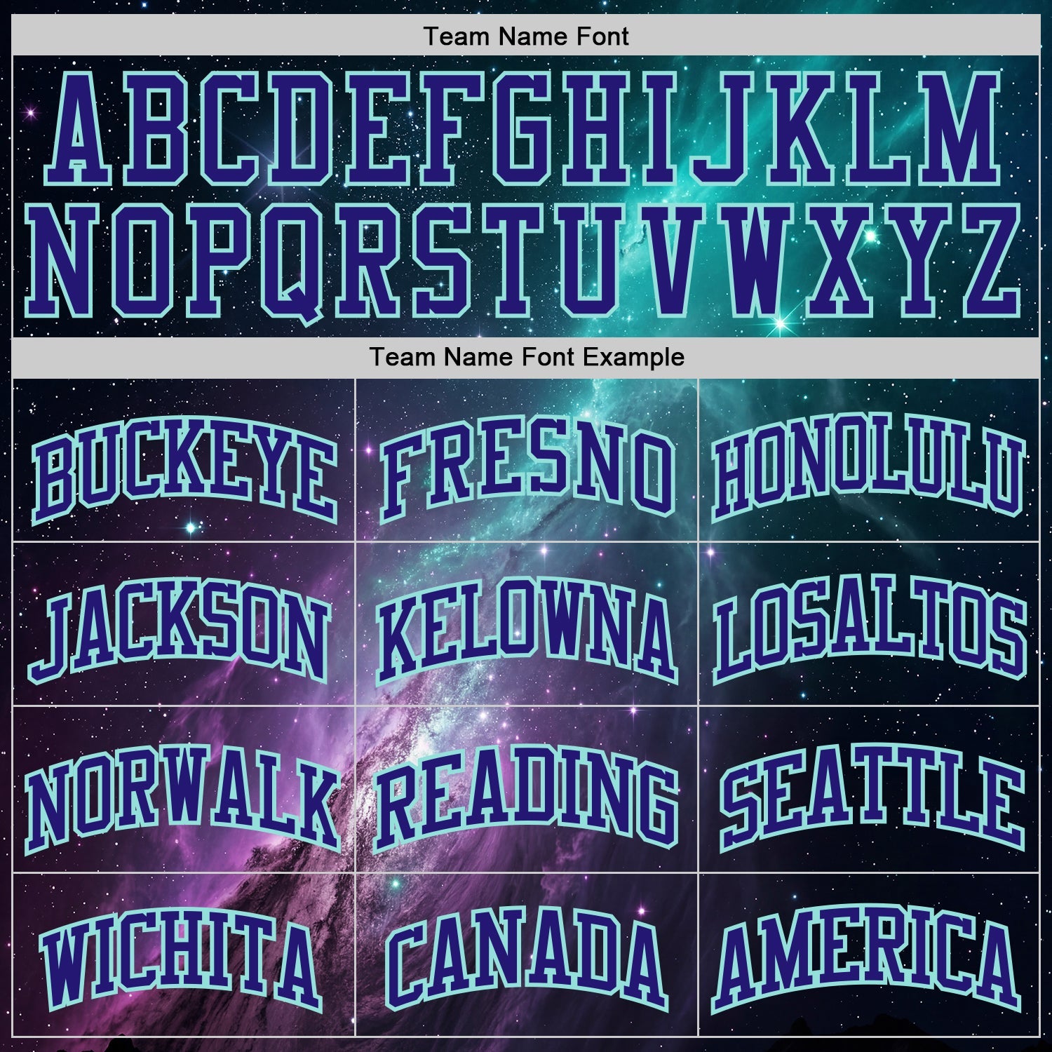 Custom Blue Dark Purple-Ice Blue Nebula Starry Aurora Galaxy Space Round Neck Sublimation Basketball Uniform Jersey