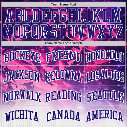 Custom White Dark Purple-Pink Nebula Starry Galaxy Space Round Neck Sublimation Basketball Uniform Jersey