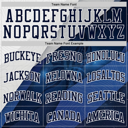 Custom Blue-White Nebula Starry Galaxy Space Round Neck Sublimation Basketball Uniform Jersey