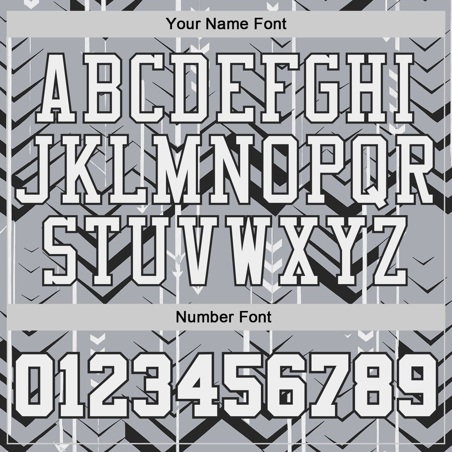 Custom Gray White-Black Geometric Chevron Pattern Round Neck Sublimation Basketball Uniform Jersey