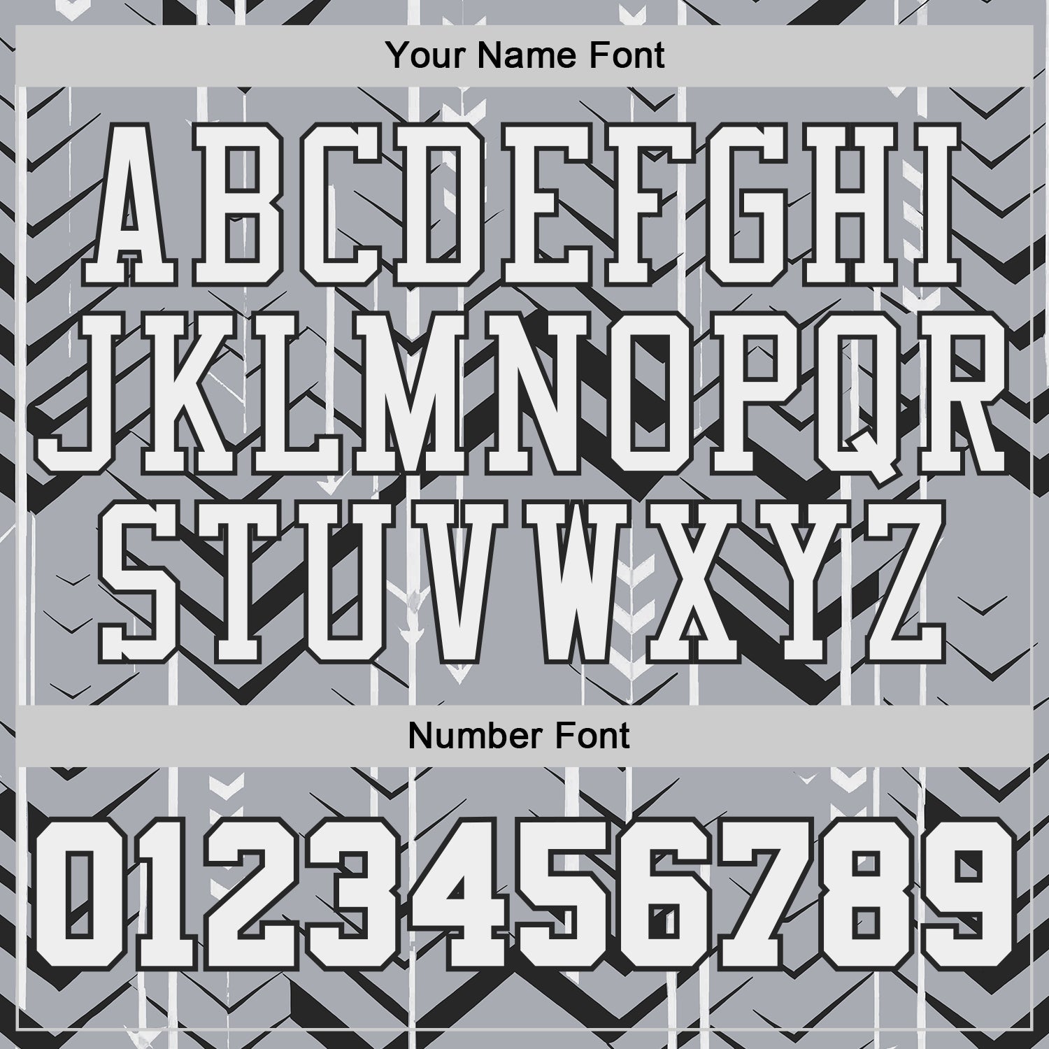 Custom Gray White-Black Geometric Chevron Pattern Round Neck Sublimation Basketball Uniform Jersey