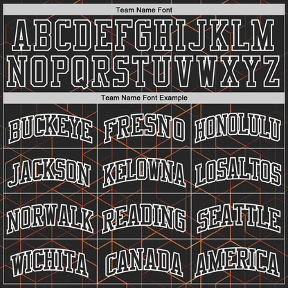 Custom Black-White Geometric Grid Round Neck Sublimation Basketball Uniform Jersey