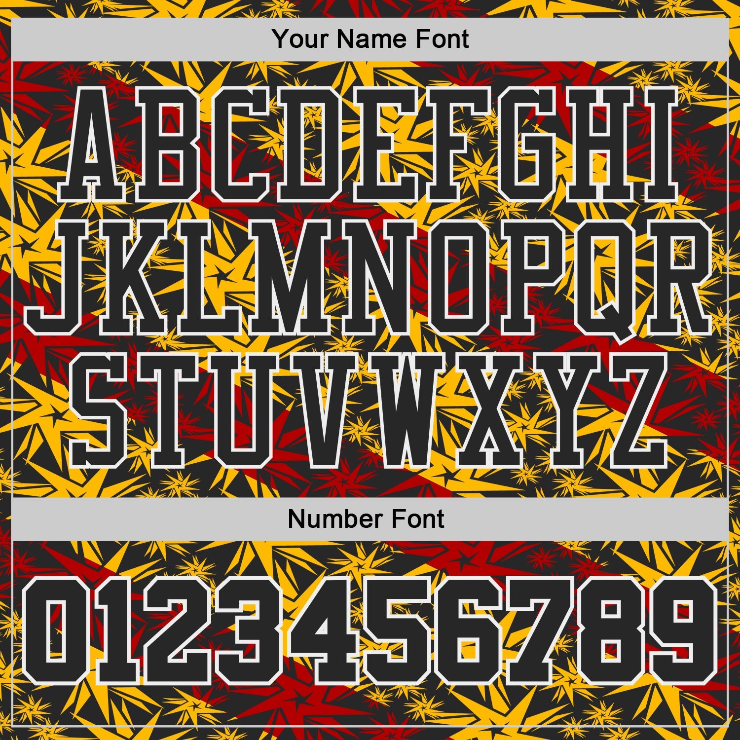 Custom Black Gold Red-White Star Gradient Round Neck Sublimation Basketball Uniform Jersey
