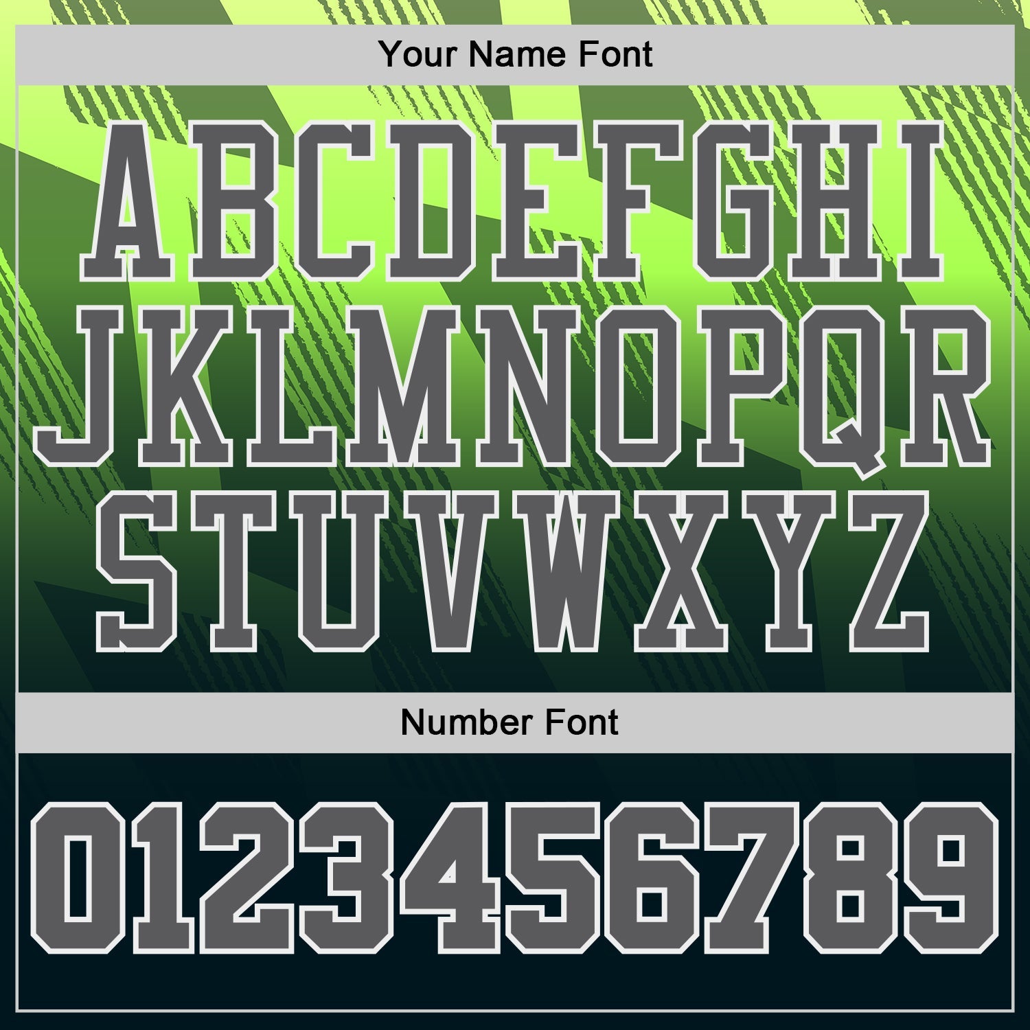 Custom Green Steel Gray White-Black Geometric Line Gradient Round Neck Sublimation Basketball Uniform Jersey