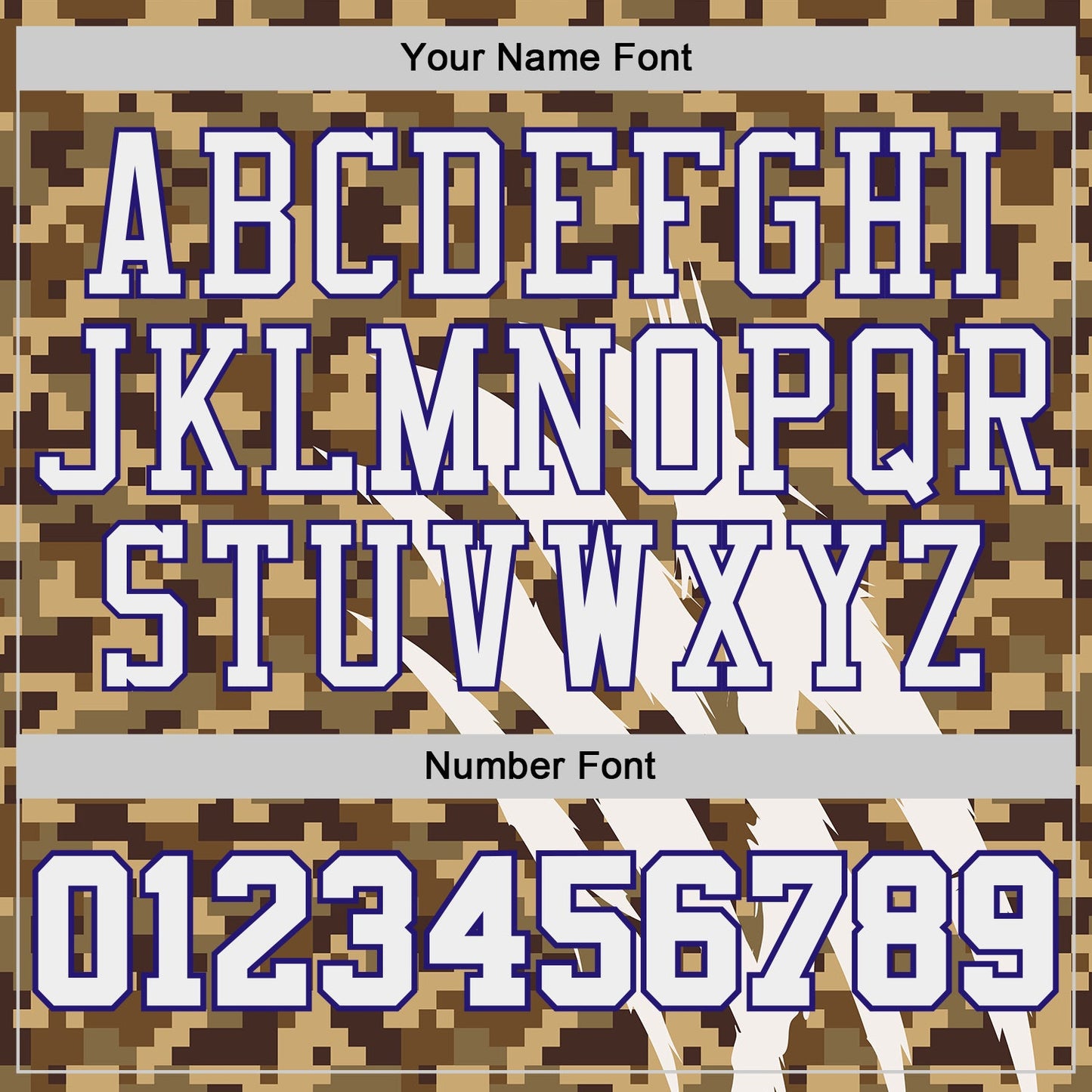 Custom Camo White-Dark Purple Desert Camouflage Claw Round Neck Sublimation Salute To Service Basketball Uniform Jersey
