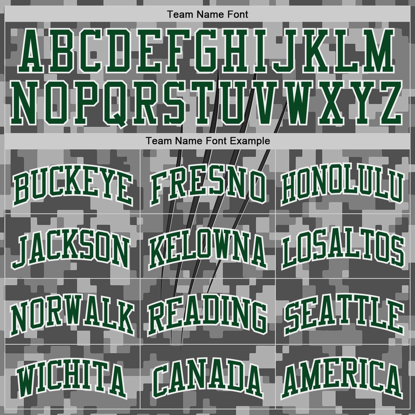 Custom Camo Green-White Digital Camouflage Claw Round Neck Sublimation Salute To Service Basketball Uniform Jersey
